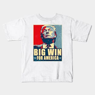 Donald Trump Big Win for America Kids T-Shirt